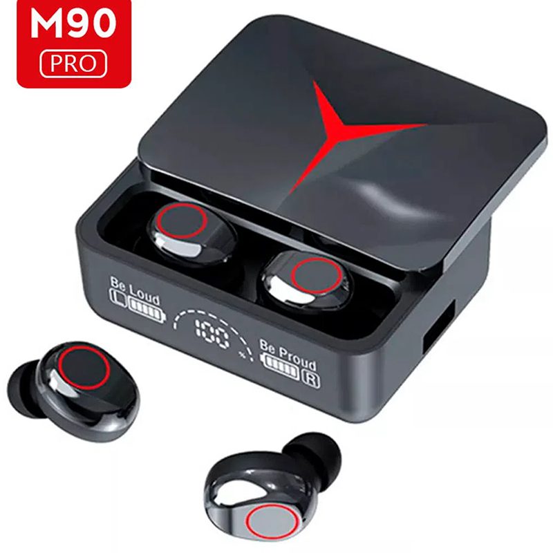 ایرپاد M90 Pro | هندزفری بلوتوثی M90 پرو گیمینگ با نمایشگر LED و Type-C